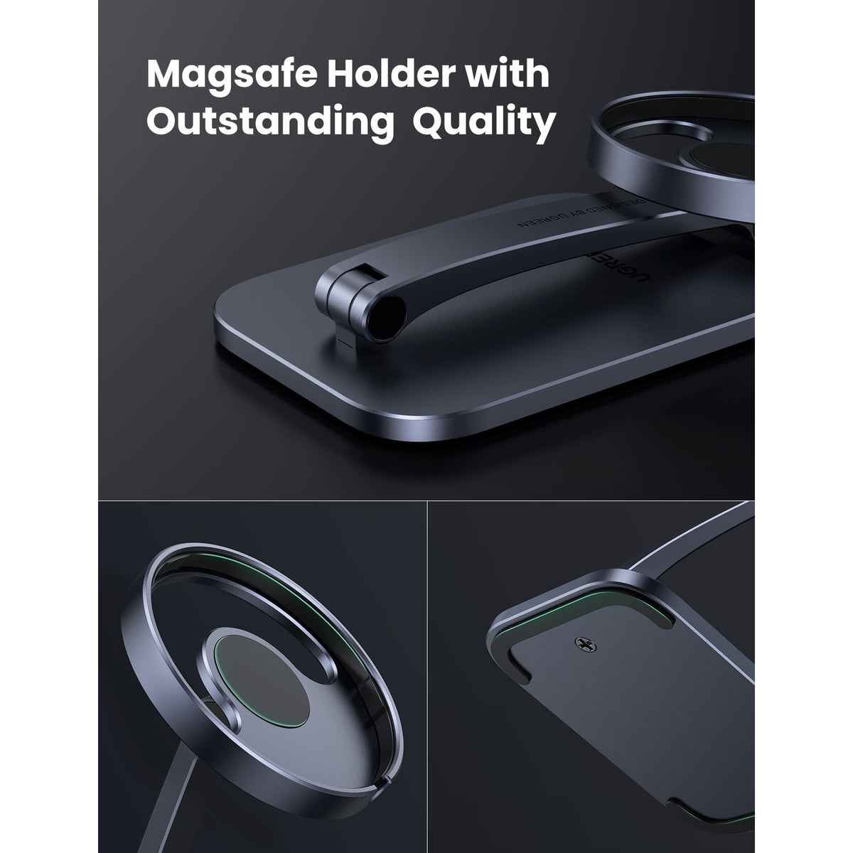 UGREEN 40290 Desk Adjustable and Foldable Aluminum Magsafe Charging Stand