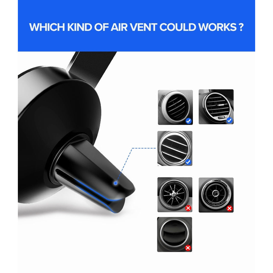 UGREEN 40907 Gravity Drive Air Vent Mount Phone Holder