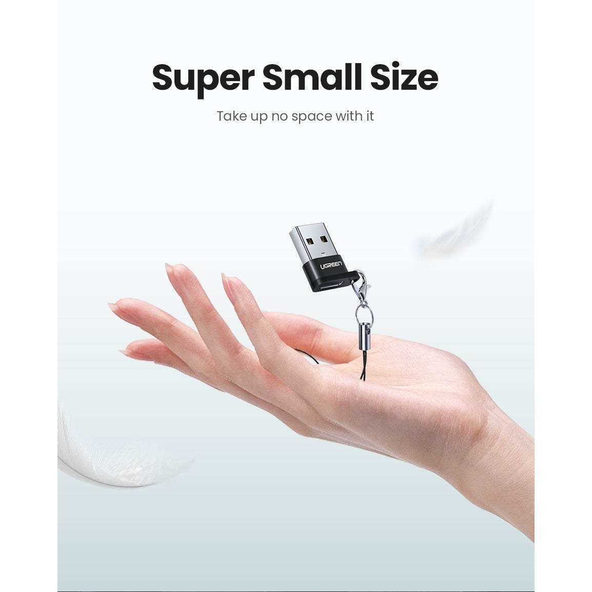 UGREEN 50568 USB-C 3.1 Female to USB-A 2.0 Male Adapter