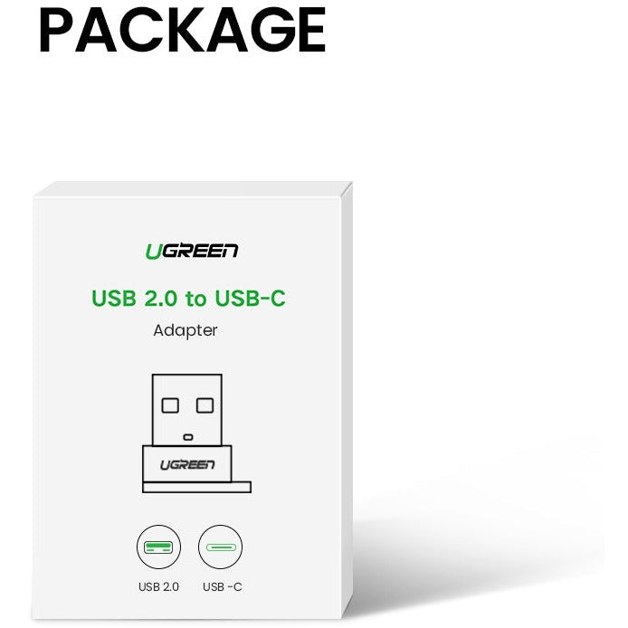UGREEN 50568 USB-C 3.1 Female to USB-A 2.0 Male Adapter