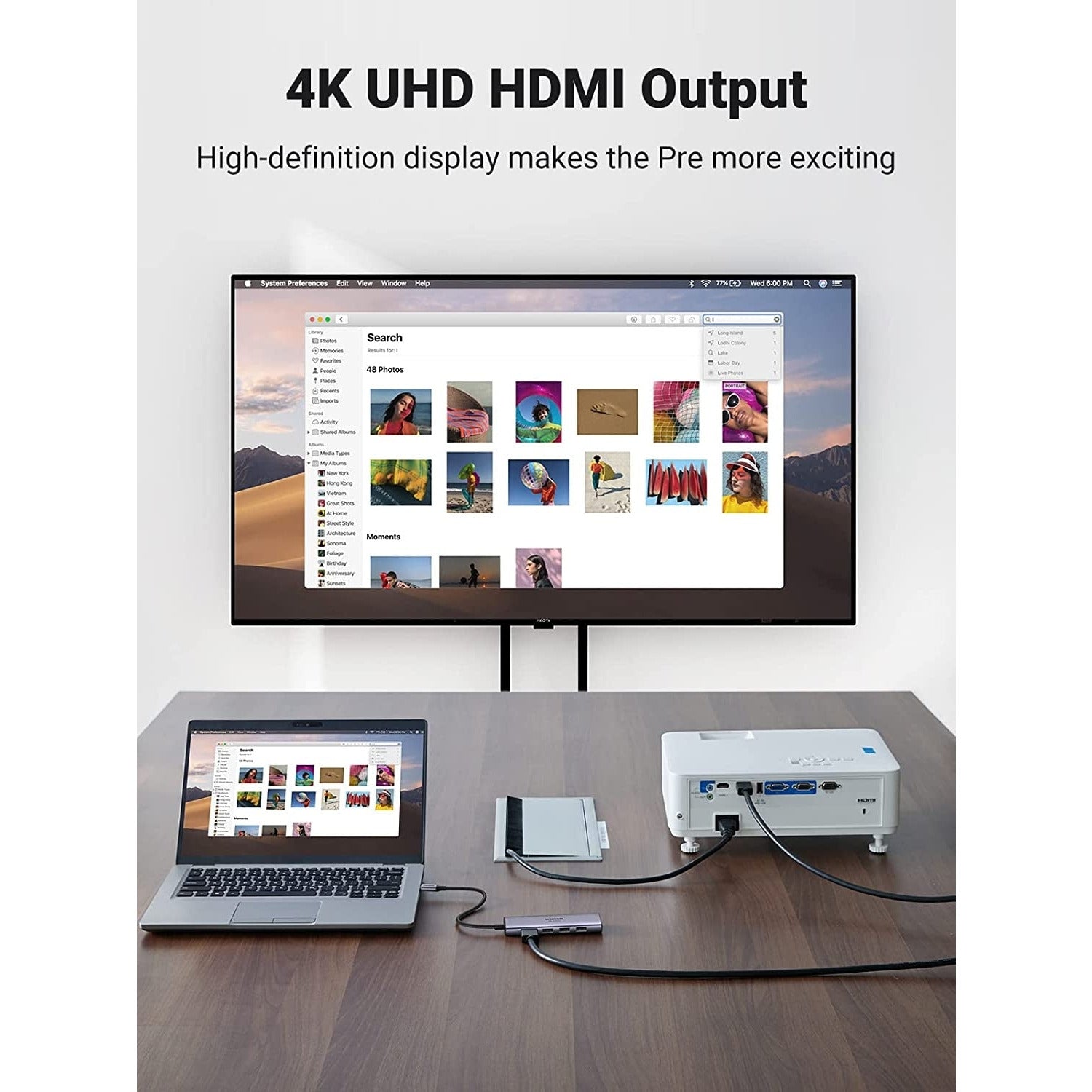 UGREEN 60383 Premium 6-in-1 USB-C Hub