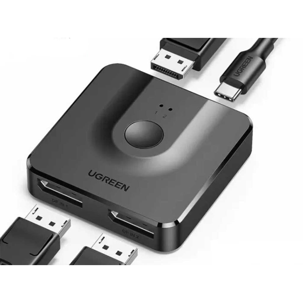 UGREEN 60622 Displayport DP 1.2 Bidrectional Switch