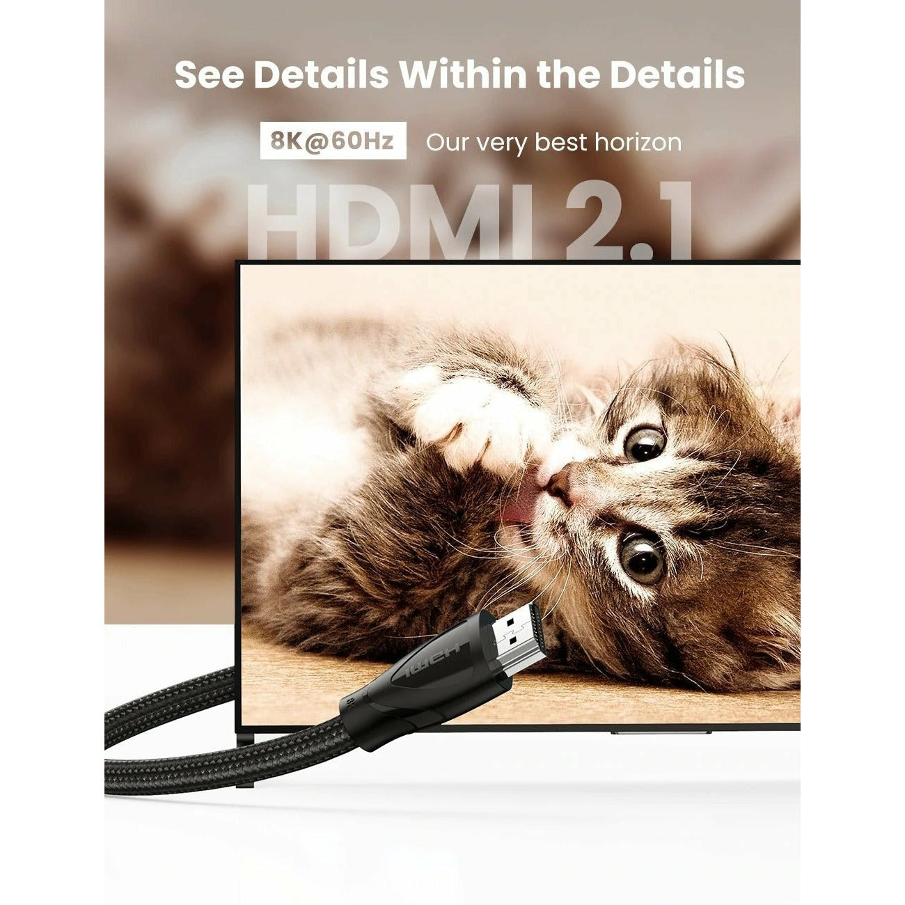 UGREEN 80404 8K Ultra HD HDMI 2.1 Cable 3M