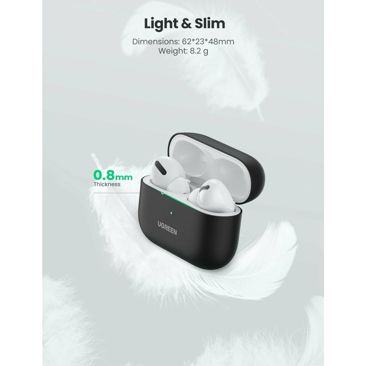 UGREEN Liquid Silicone Case for Airpods Pro (80513)