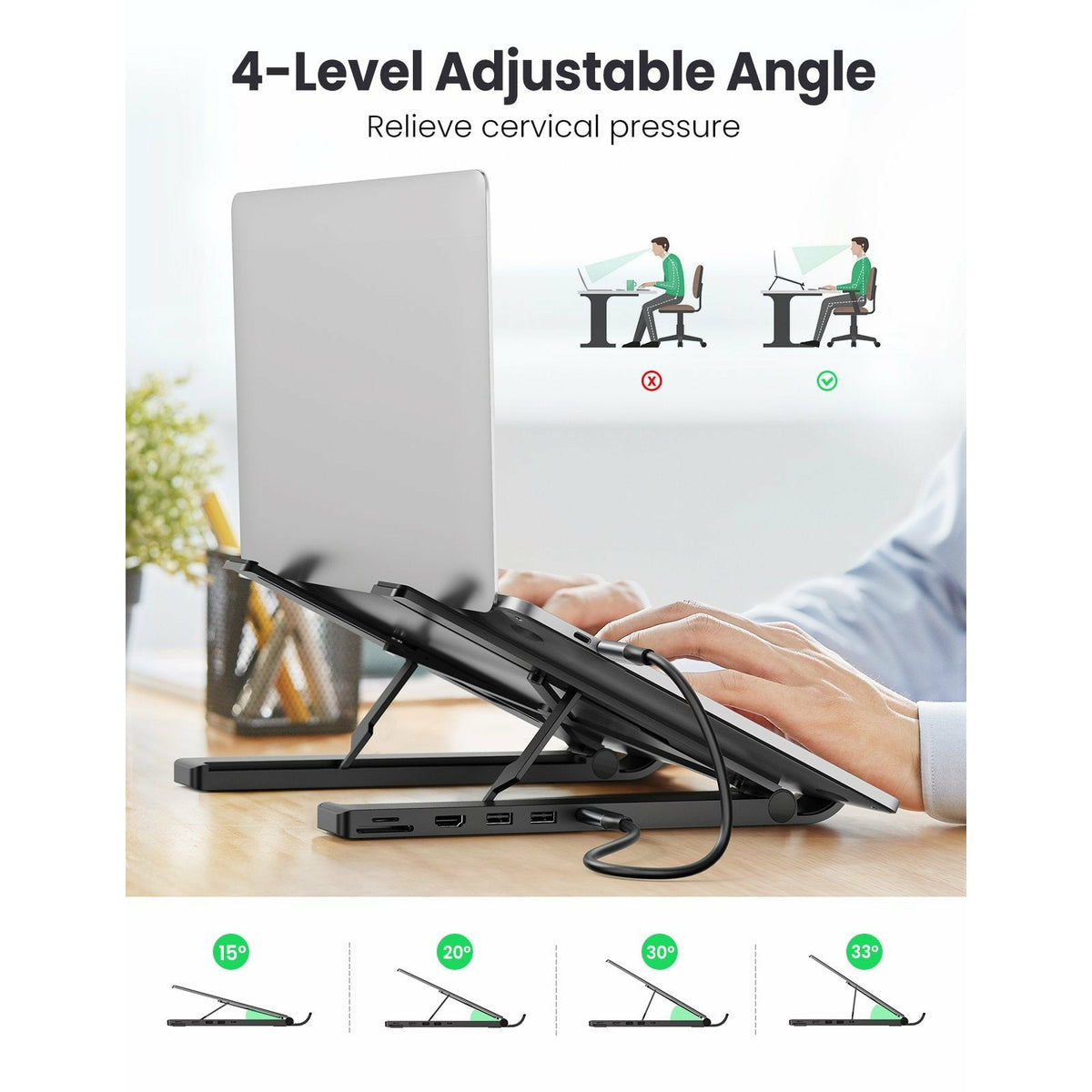 UGREEN X-Kit Laptop Stand Docking Station (80551)