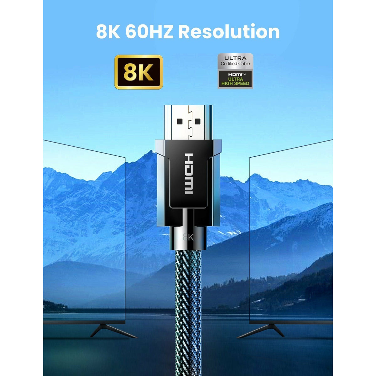 UGREEN 80602 8K HDMI 2.1 Cable 3M