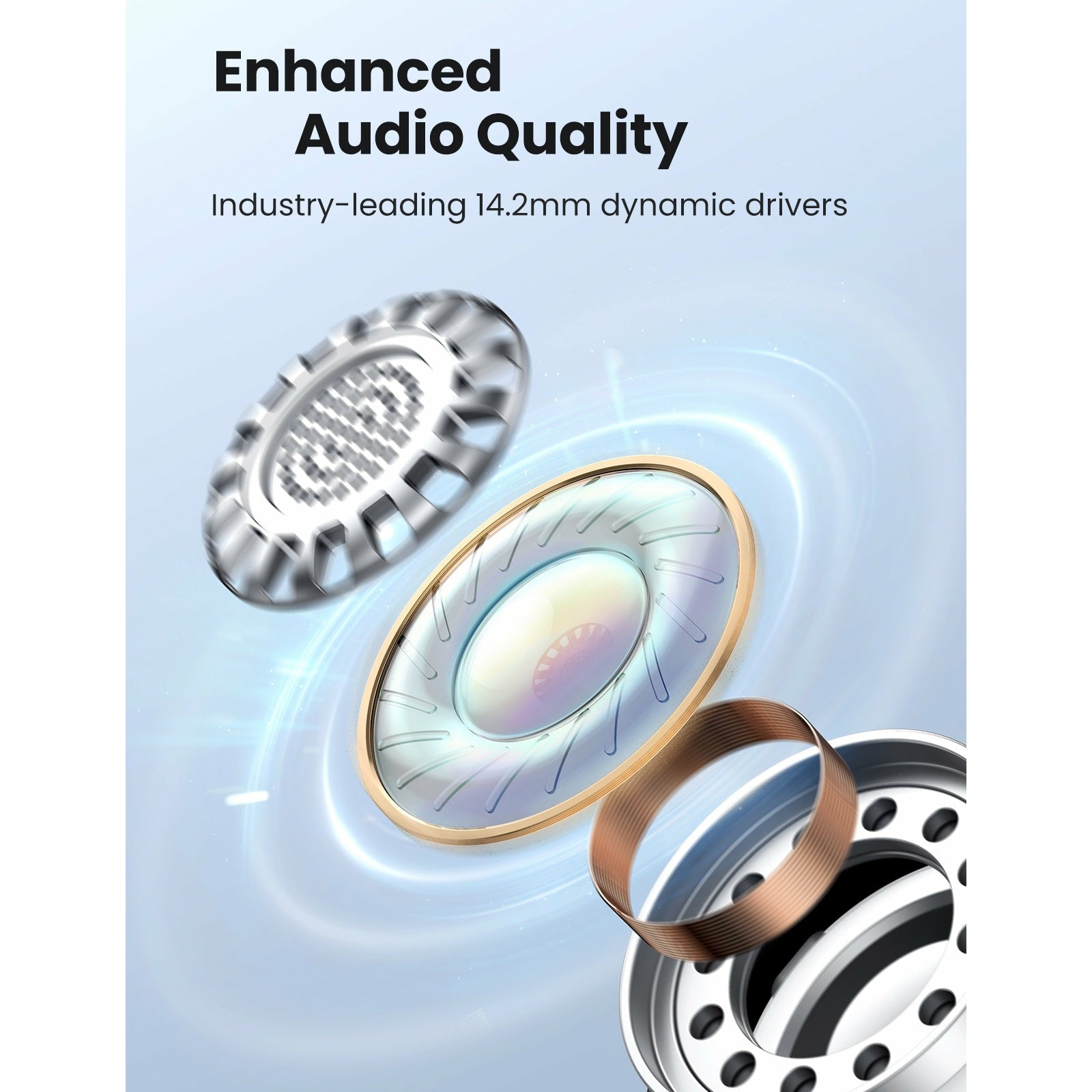 UGREEN 80653 T2 Wireless Earbuds Black