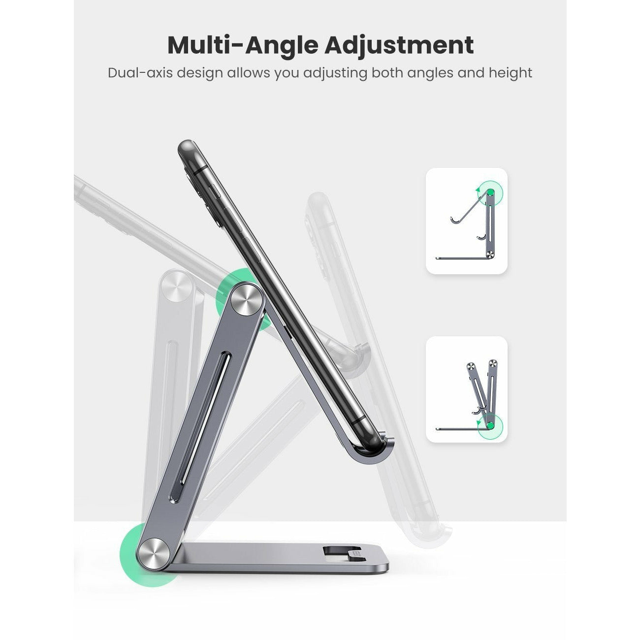 UGREEN 80708 Adjustable Aluminum Phone Holder
