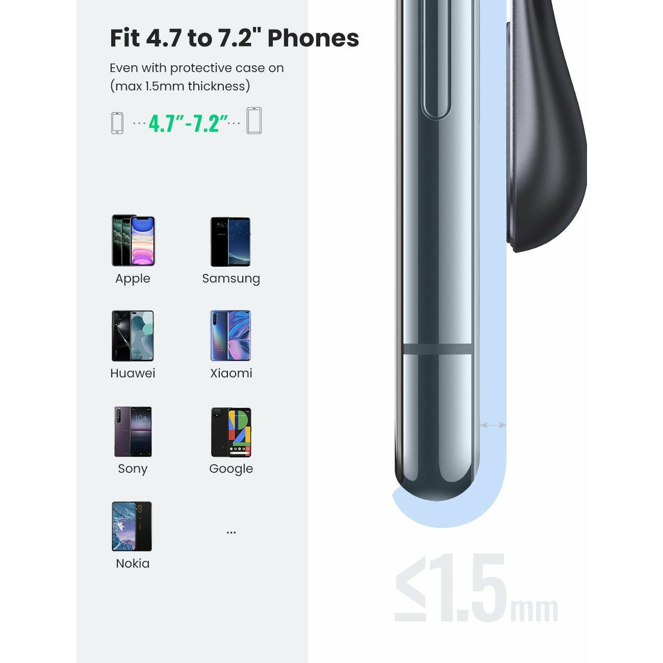 UGREEN 80712 Magnetic Air Vent Car Holder