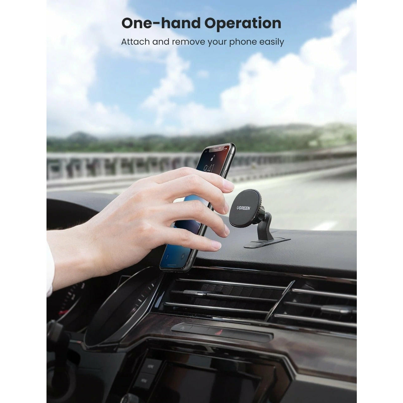 UGREEN 80785 Magnetic Phone Car Mount