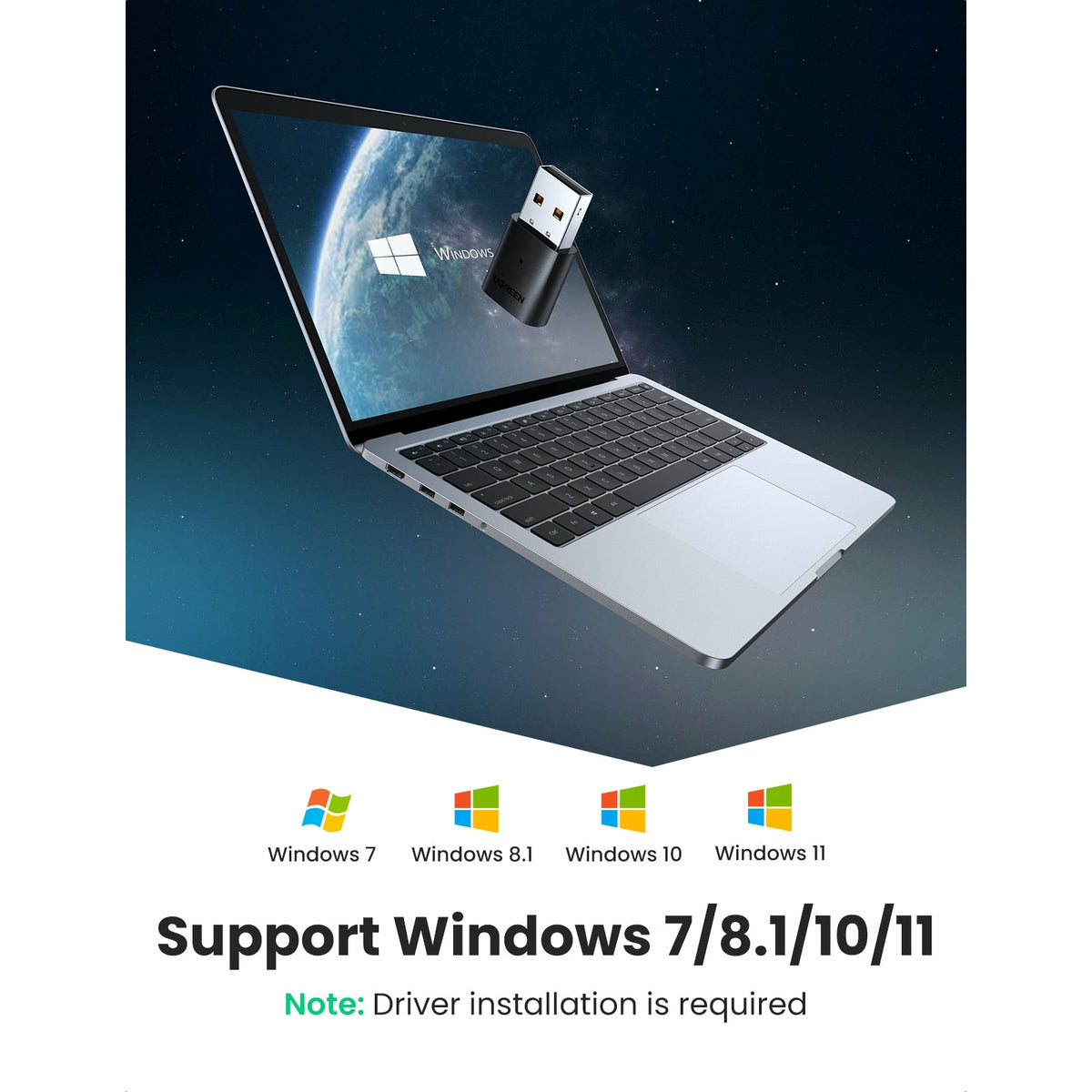 UGREEN 80889 USB Bluetooth 5.0 Adapter