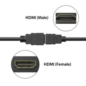 Simplecom CAH305 0.5M High Speed HDMI Extension Cable UltraHD M/F (1.6ft)