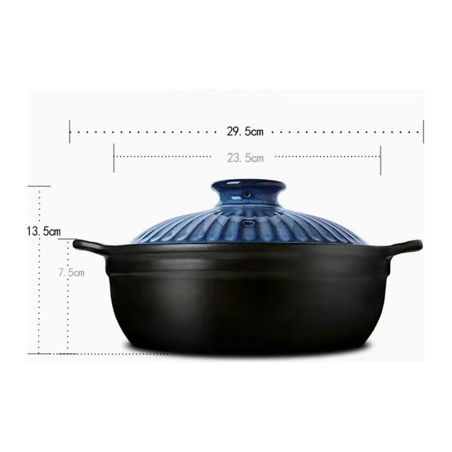 Color King Casserole with Lid Blue (1600ML)