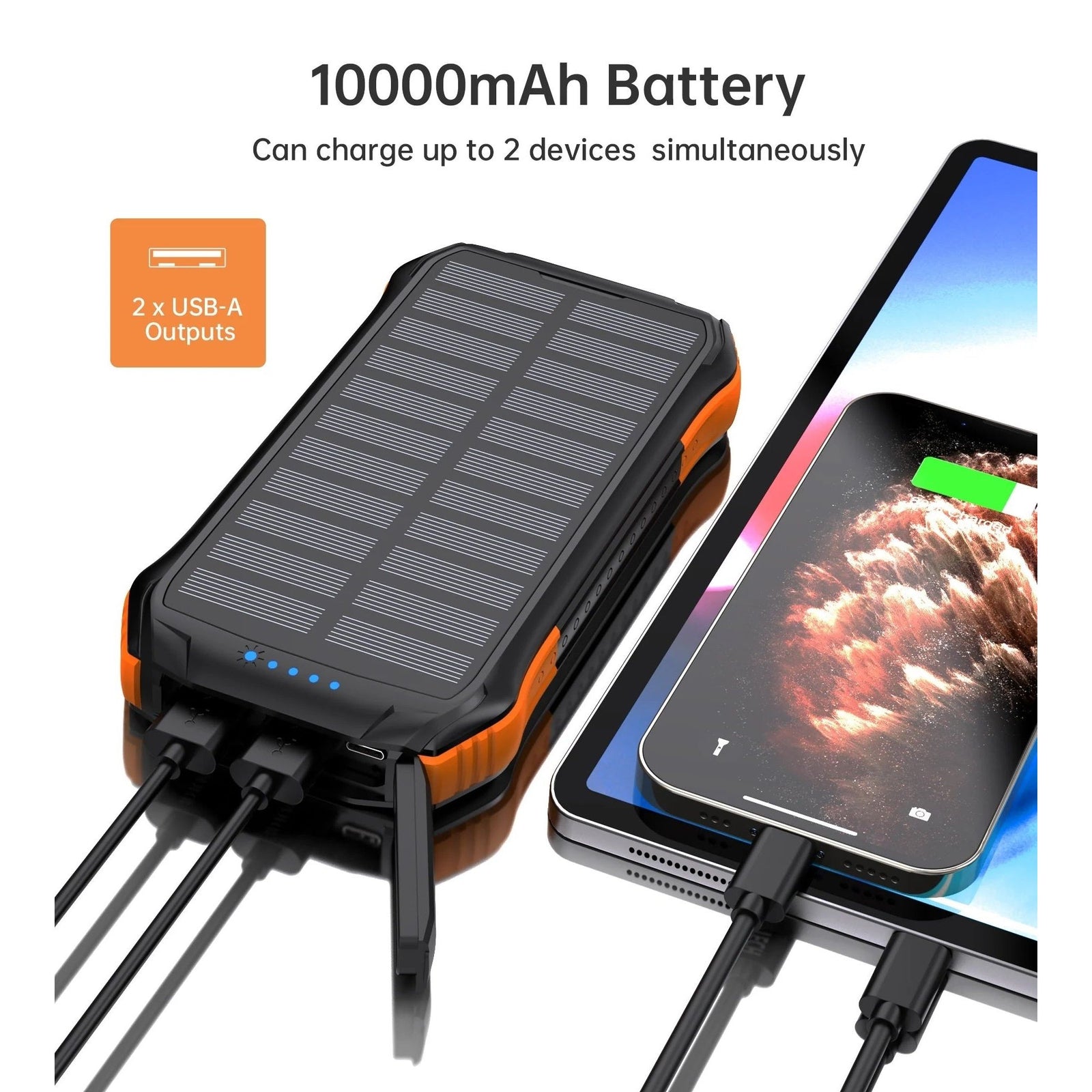 CHOETECH B658 10000mAh Solar Power Bank