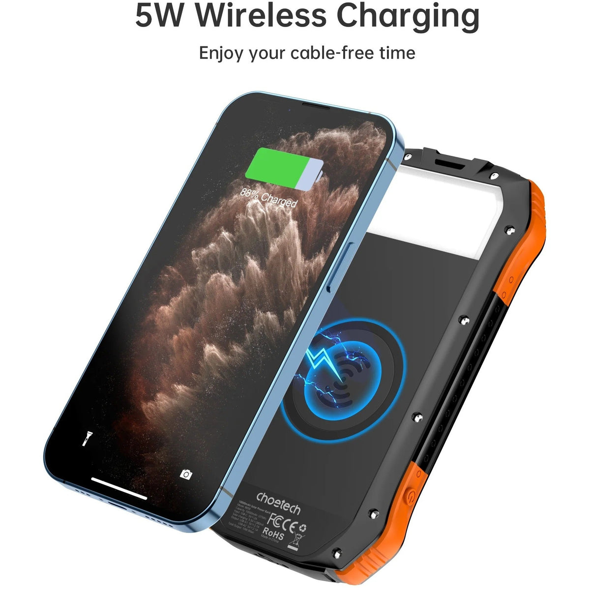 CHOETECH B659 10000mAh Solar Power Bank