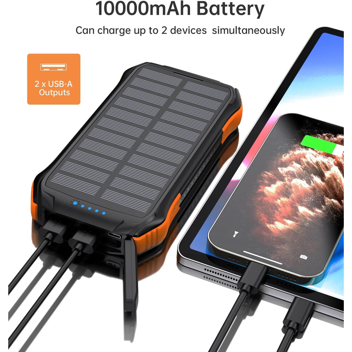 CHOETECH B659 10000mAh Solar Power Bank