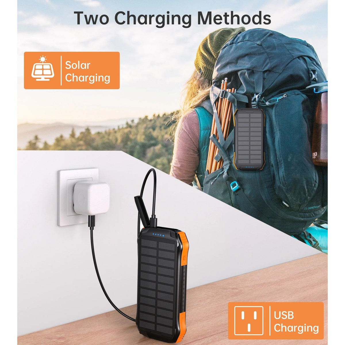 CHOETECH B659 10000mAh Solar Power Bank
