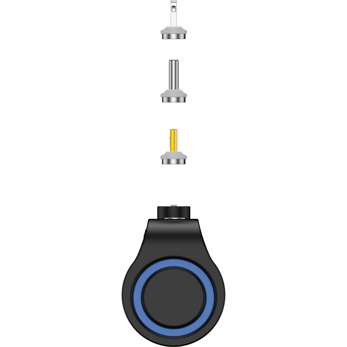 CHOETECH B660-BK 3000mAh Mini Power Bank with 3 Magnetic Connectors (Black)