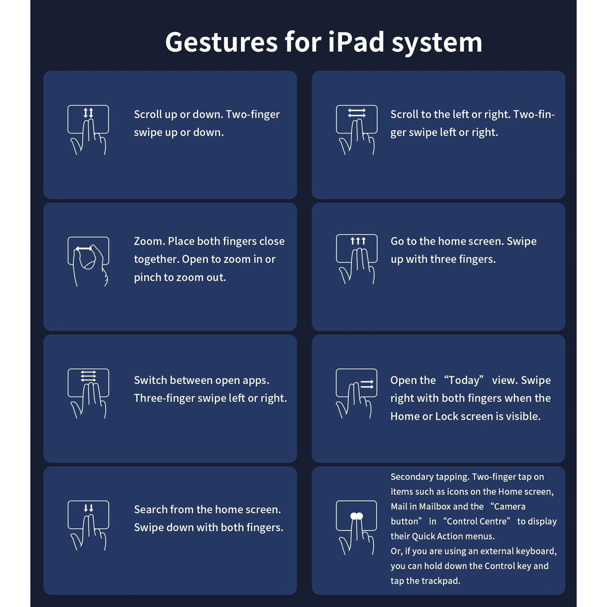 CHOETECH BH-018 Wireless Keyboard with Touchpad and Backlight for iPad Pro 11 " (Black)