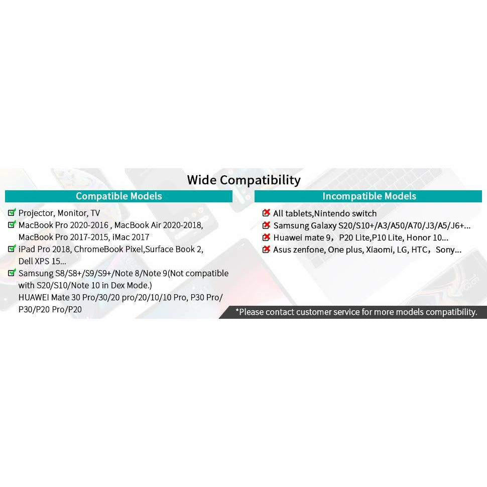 CHOETECH CH0020 4K 60Hz USB-C to HDMI Cable 2M