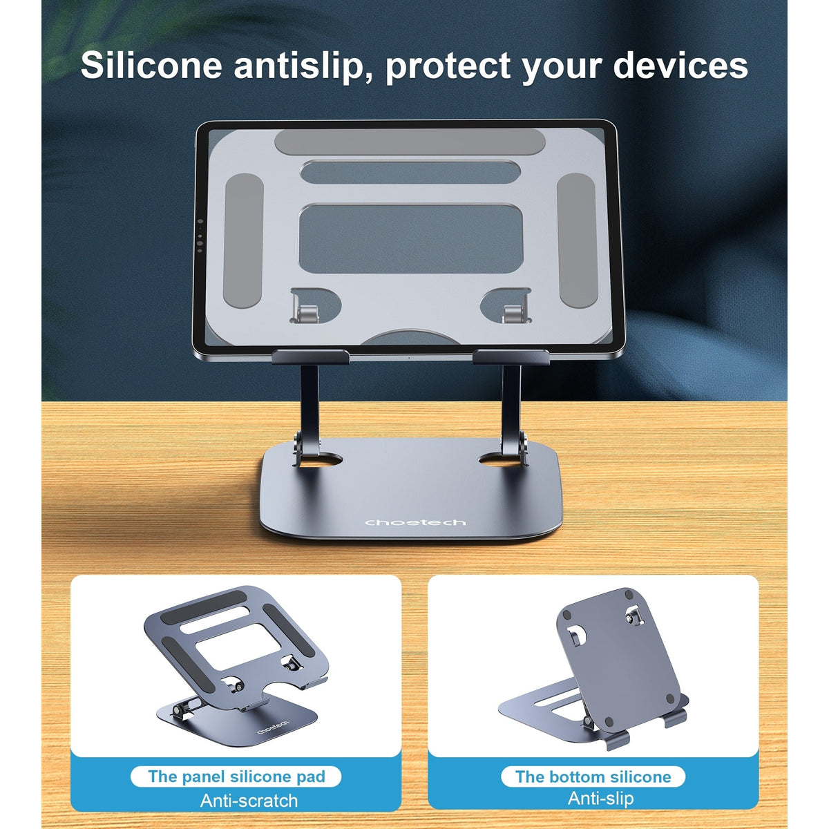 CHOETECH H061-GY Tablet Desktop Holder