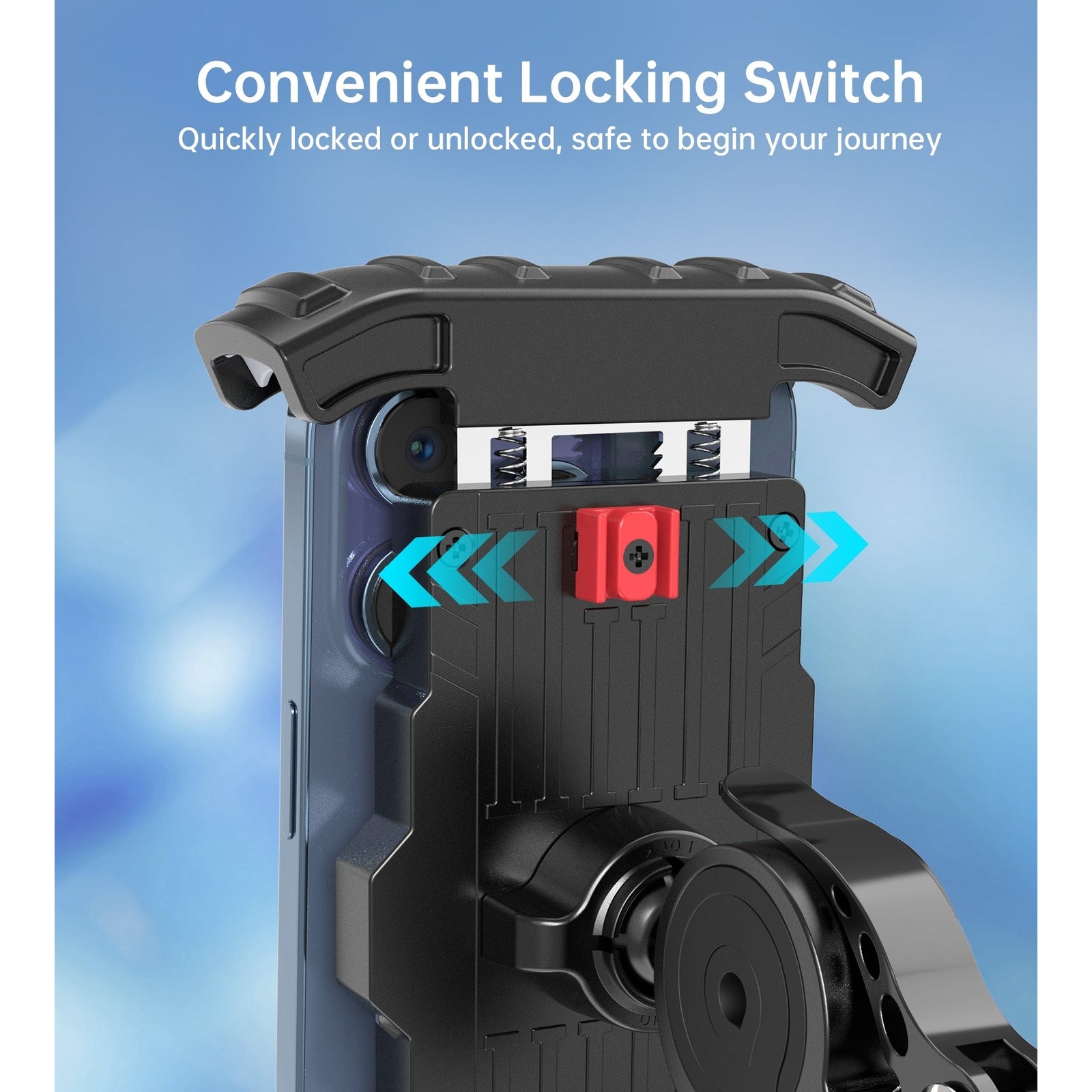 CHOETECH H067-BK Adjustable Mobile Stand for Bicycle (Black)