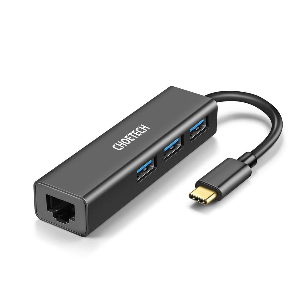 CHOETECH HUB-U02 USB-C To Ethernet Hub