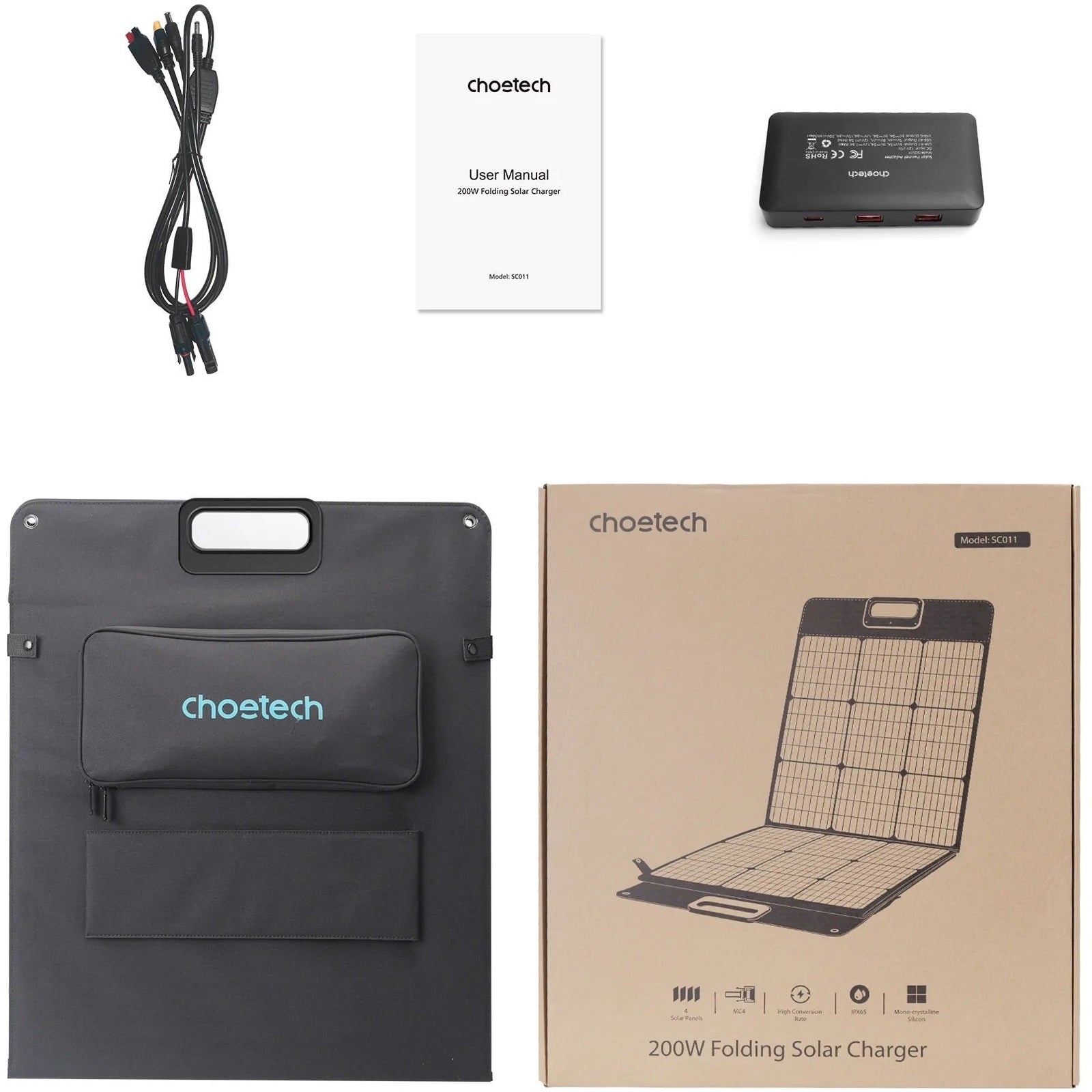 CHOETECH SC011 200W Foldable Solar Charger