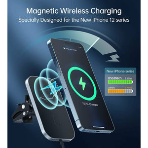 CHOETECH T200F-301 15W MagLeap Magnetic Wireless Car Charger Holder with 1.5M Cable