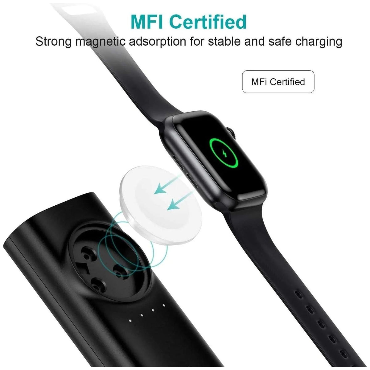 CHOETECH T315 2-in-1 Portable Wireless iWatch Quick Charger 5000mAh Power Bank
