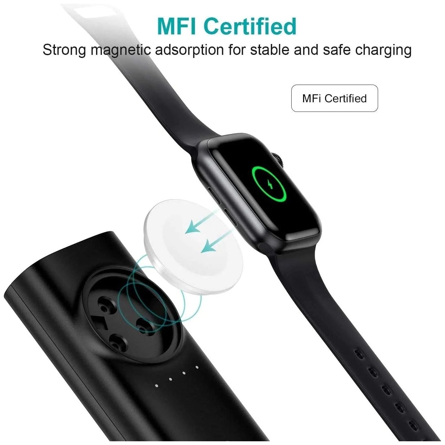 CHOETECH T315 2-in-1 Portable Wireless iWatch Quick Charger 5000mAh Power Bank