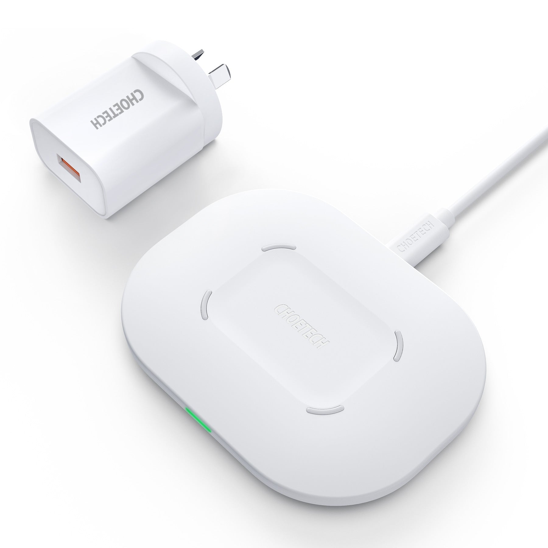 CHOETECH T550-F Airpods/Phone Wireless Fast Charging Pad