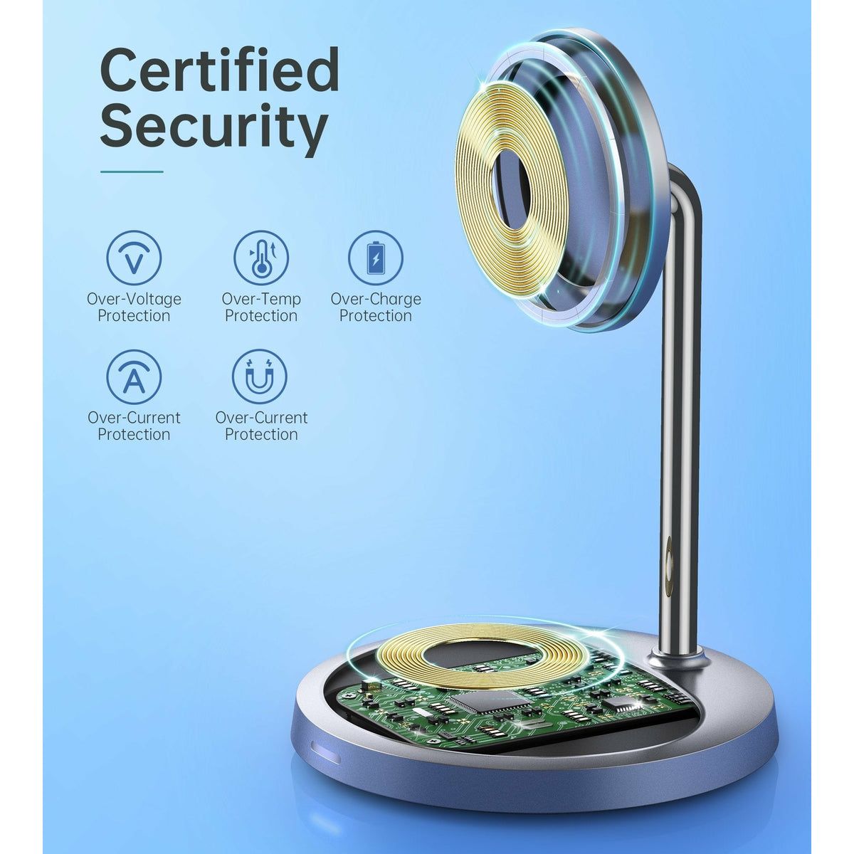 Choetech T575-F MagSafe iPhone Magnetic Wireless Charger Stand