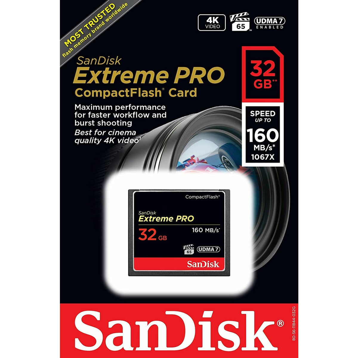 SanDisk Extreme Pro CFXP 32GB CompactFlash 160MB/s (SDCFXPS-032G)