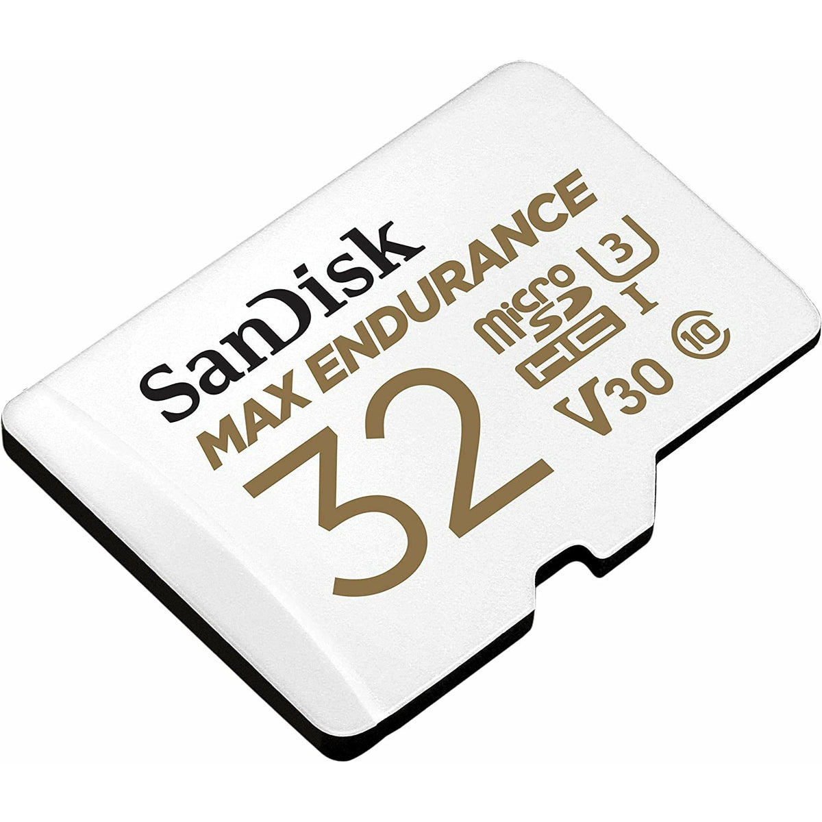 Sandisk Max Endurance Microsdhc Card SQQVR 32G (15 000 HRS) UHS-I C10 U3 V30 100MB/S R 40MB/S W SD Adaptor SDSQQVR-032G-GN6IA