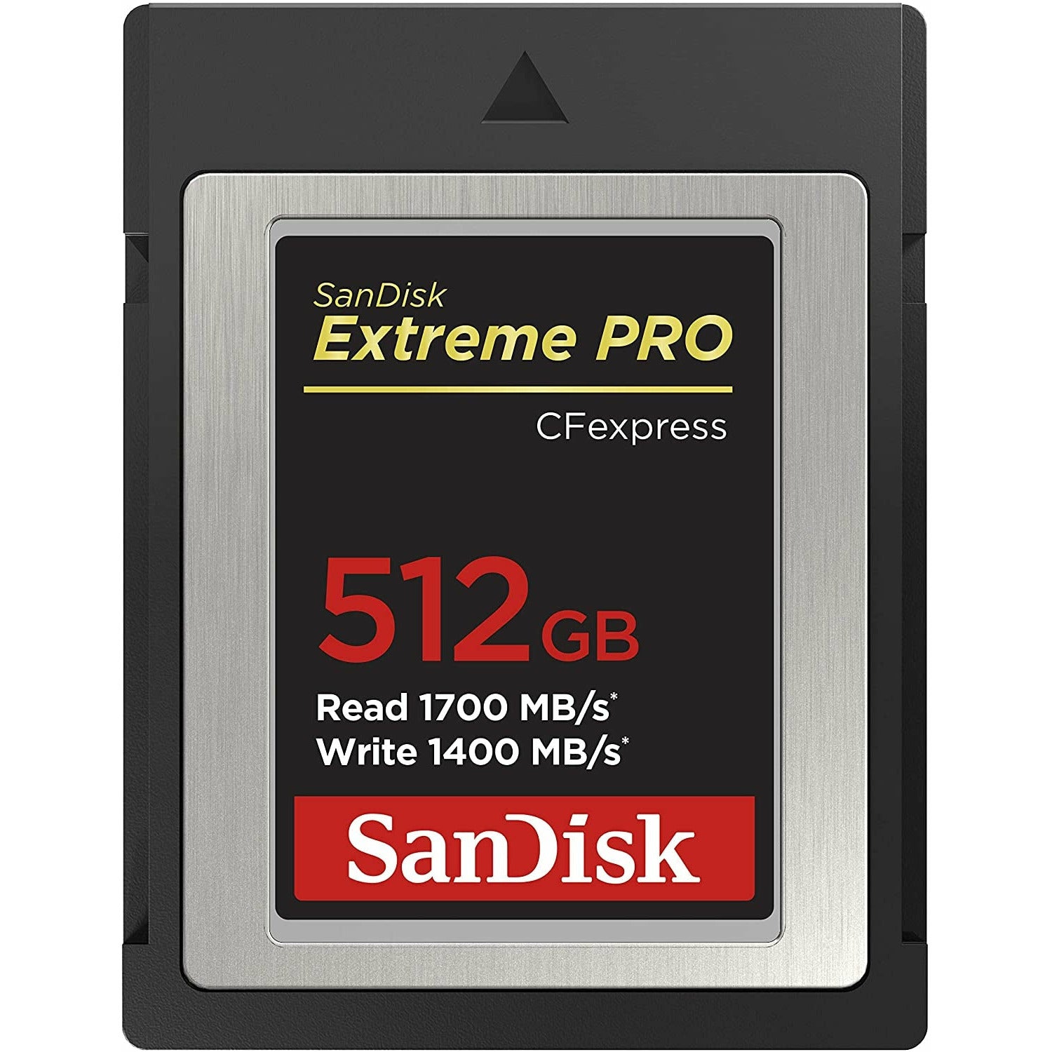 SanDisk 512GB Extreme PRO CFexpress Card Type B - SDCFE-512G-GN4NN READ 1700 MB/S WRITE 1400MB/S