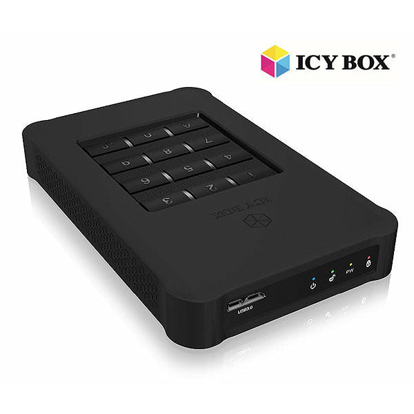 ICY BOX USB 3.0 Keypad encrypted enclosure for 2.5" SATA SSD/HDD  (IB-289U3)