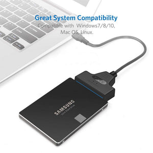 Simplecom SA128 USB 3.0 to SATA Adapter Cable for 2.5" SSD/HDD