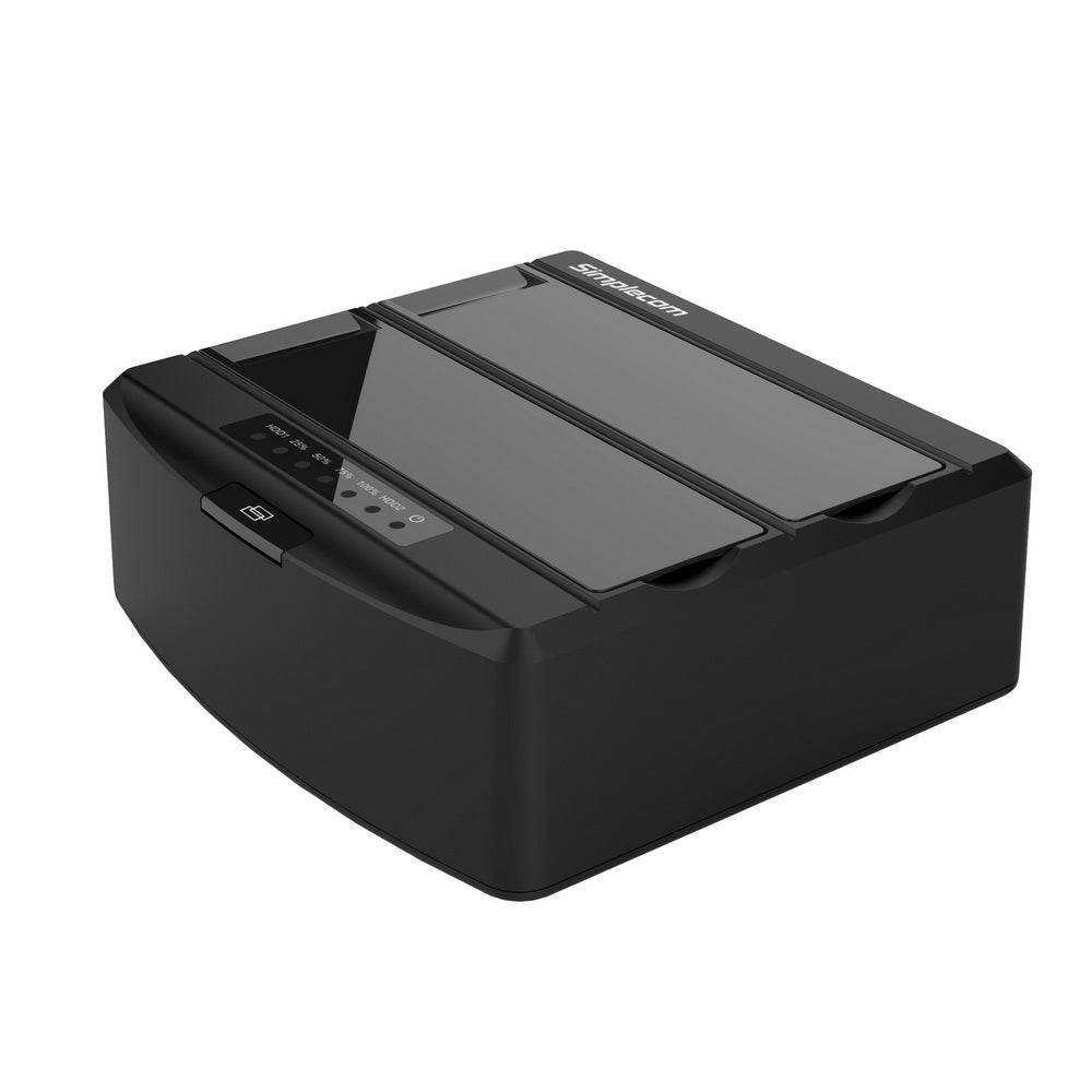 Simplecom SD312 Dual Bay USB 3.0 Docking Station for 2.5&quot; and 3.5&quot; SATA Drive Black