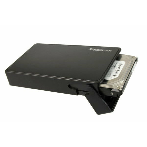 Simplecom SE325 Tool Free 3.5" SATA HDD to USB 3.0 Hard Drive Enclosure Black