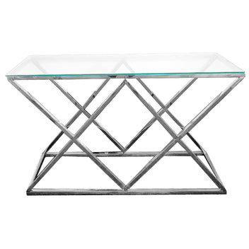 Alsea - Silver Console Table