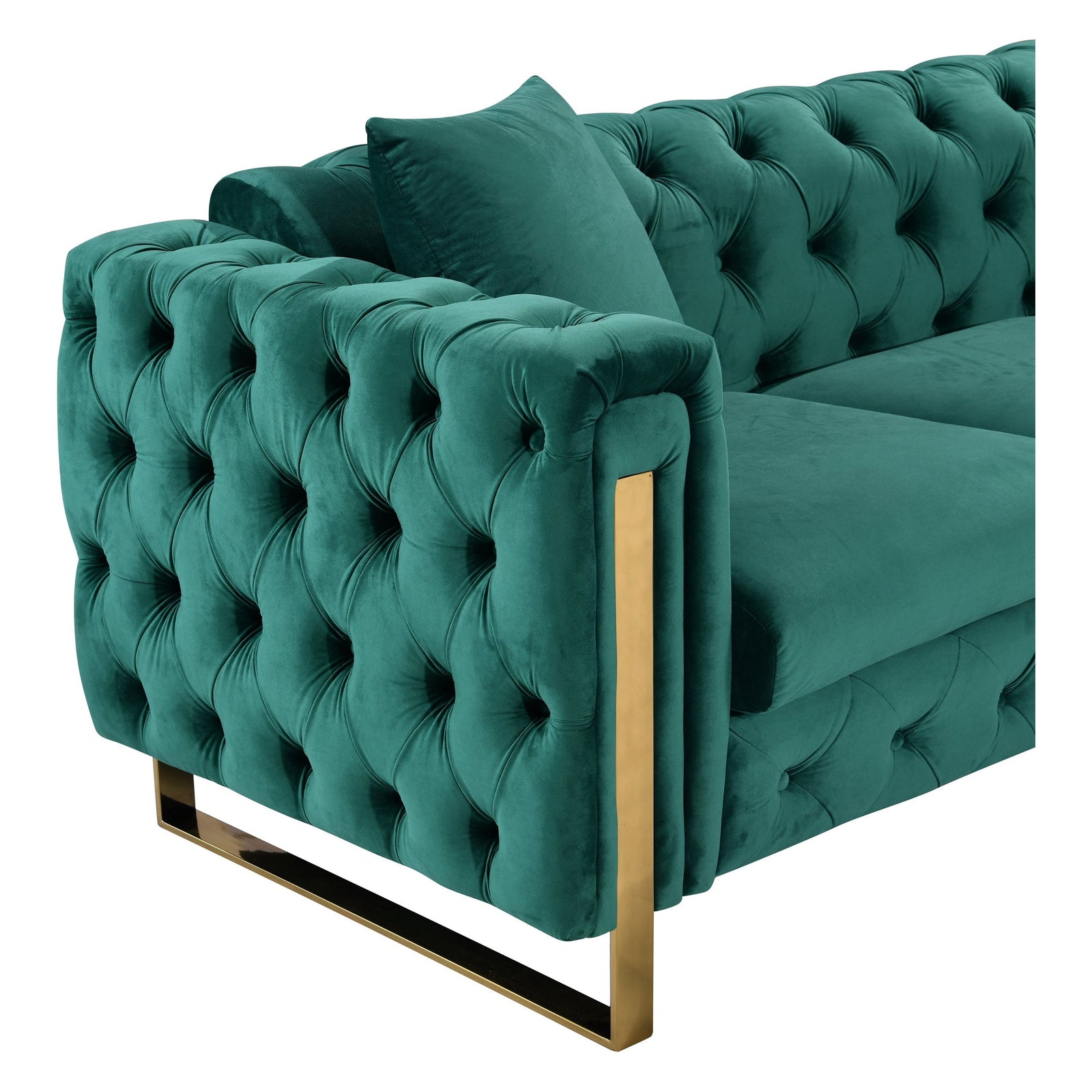 Madeline Range - Green Velvet - Gold Trims