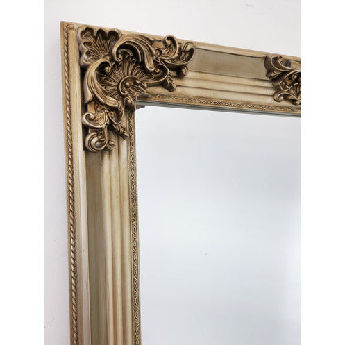 Deluxe French Provincial Ornate Mirror - Champagne - 80cm x 170cm