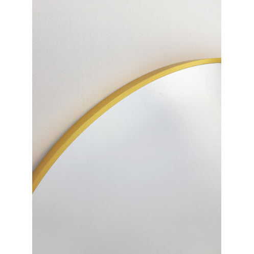 Gold Metal Arch Mirror  - Small 80cm x 100cm