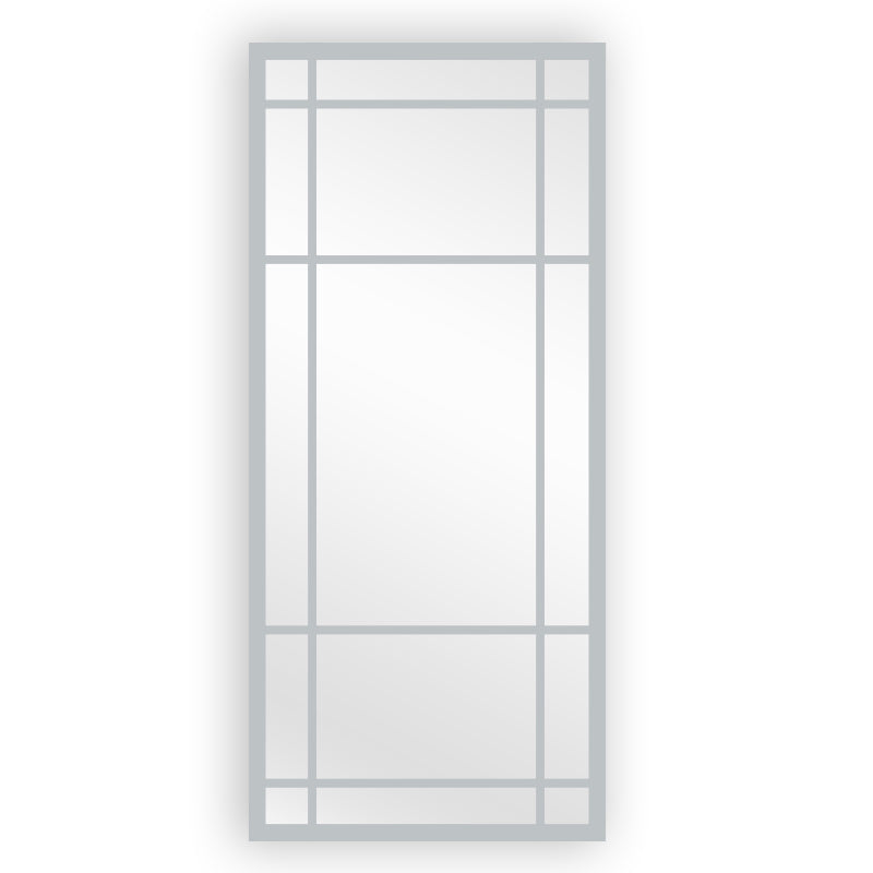 Window Style Mirror Full Length - White 80 CM x 180 CM