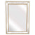 Gold Beaded Framed Mirror - Rectangle 80cm x 110cm