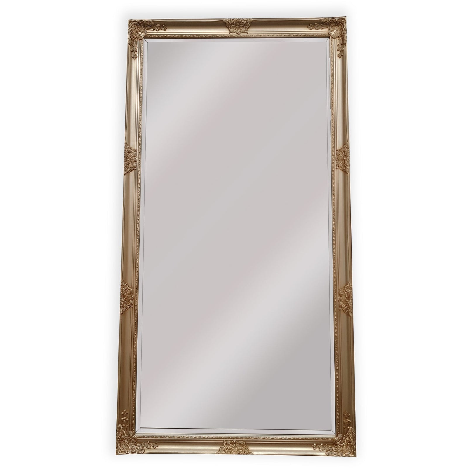 French Provincial Ornate Mirror - ANTIQUE CHAMPAGNE - X Large 100cm x 190cm