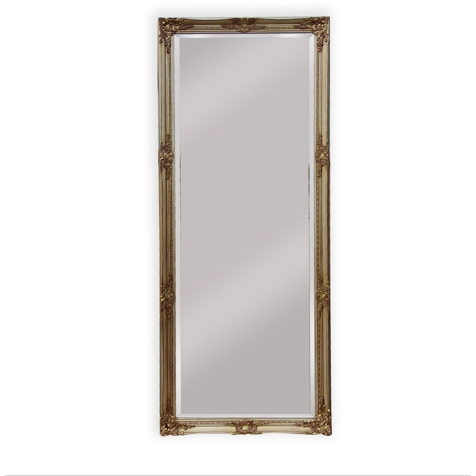 French Provincial Ornate Mirror - Champagne - Medium 70cm x 170cm