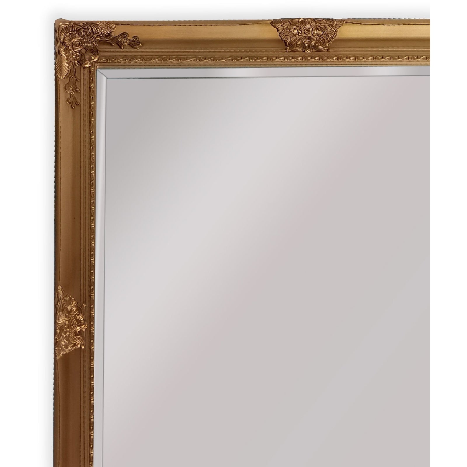 French Provincial Ornate Mirror - Country Gold - Medium 70cm x 170cm