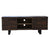 Rustica 160cm ETU Entertainment TV Unit Solid Pine Wood 2 Door Black